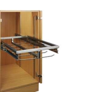 Perforails and height adjustable telescopic runners