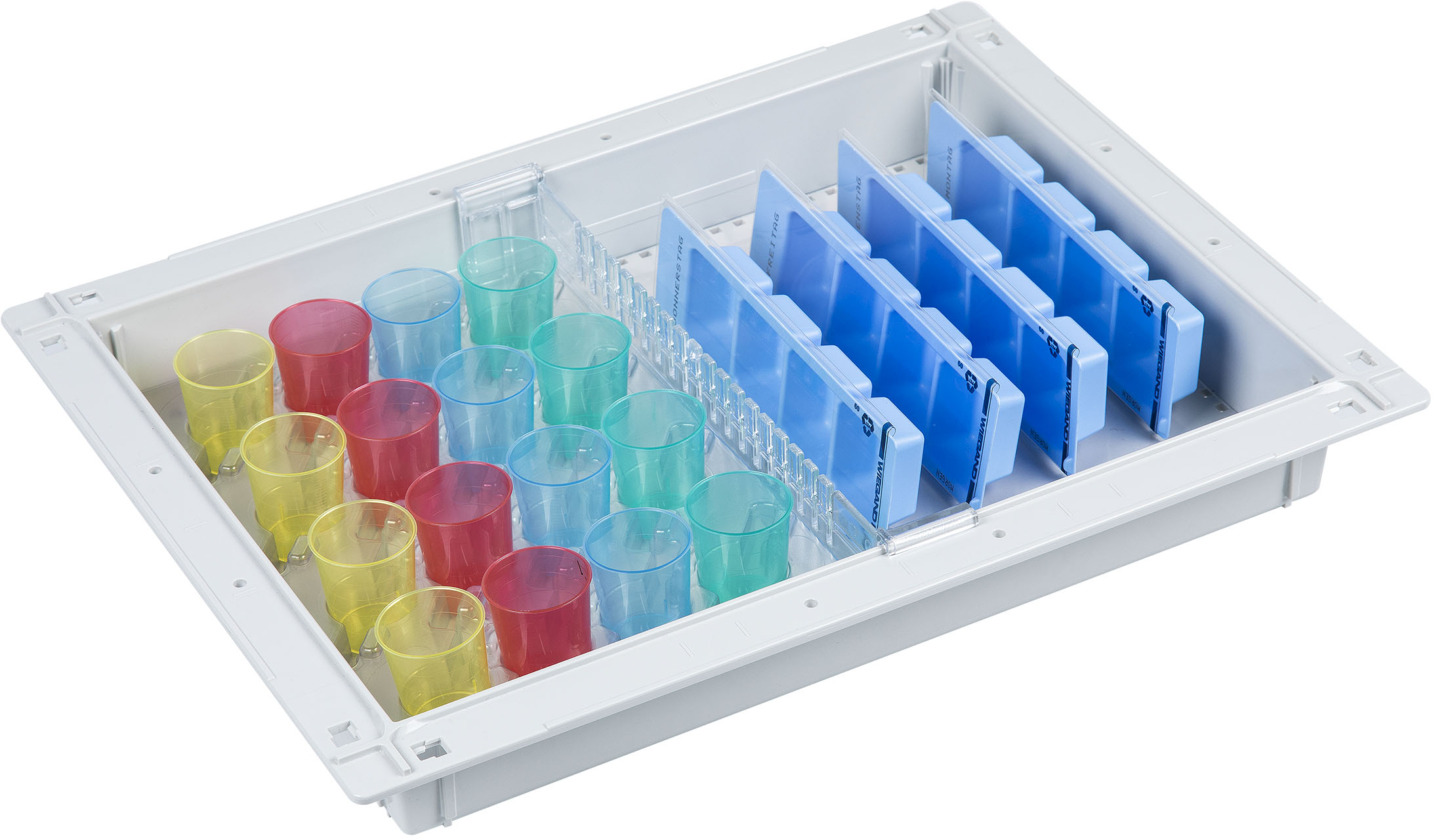 ISO dispensing trays Merianto Medical