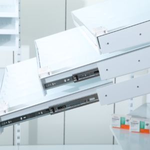 MedicStorage системы стальных полок для больничных аптек