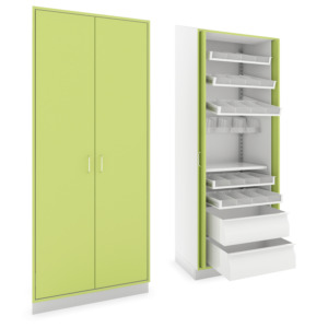 MedicStorage системы стальных полок для больничных аптек