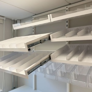 MedicStorage hyllyjärjestelmät sairaala-apteekkeihin