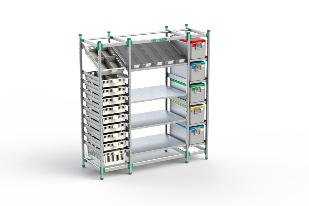 FlexShelf aluminium shelf systems